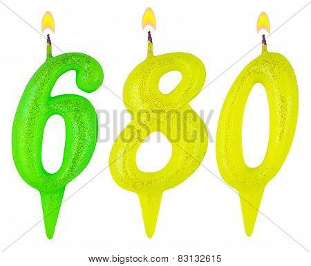 Candles Number Six Hundred Eighty