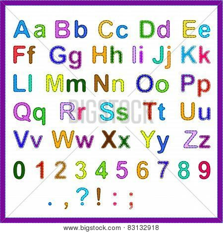 Colorful Alphabet
