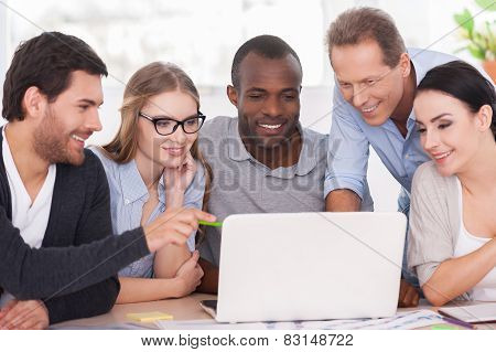Creative Team Working On Project.