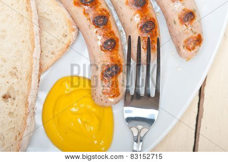 Traditional German Wurstel Sausages