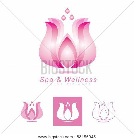 Spa and wellness logo