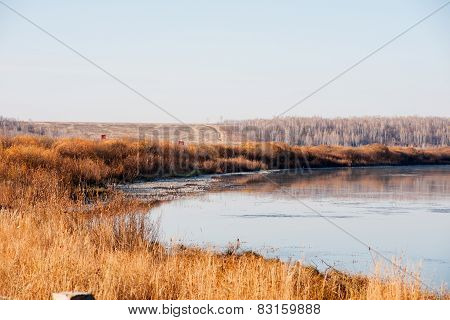 Sino-Russian border river