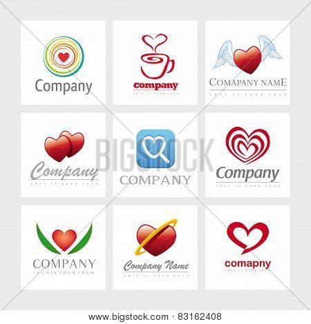 Vector logo design elements