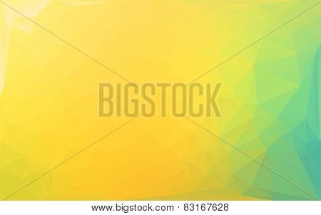 Yellow Vector Polygon Background