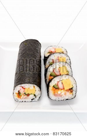 Seafood Rolled Sushi