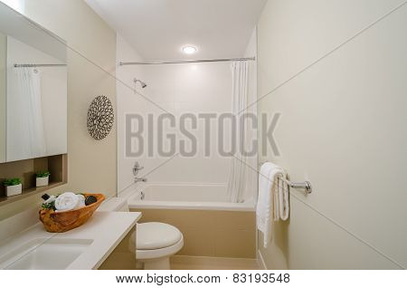Modern bathroom interior