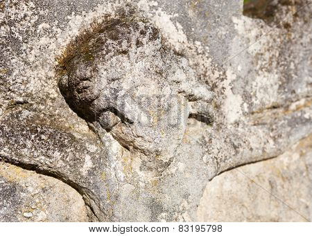 Old Crucifix Gravestone