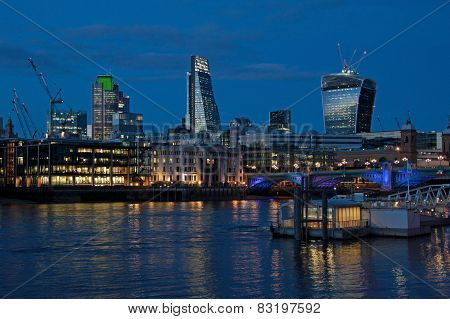 London Night Skyline