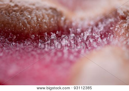 ice crystals on ice cream