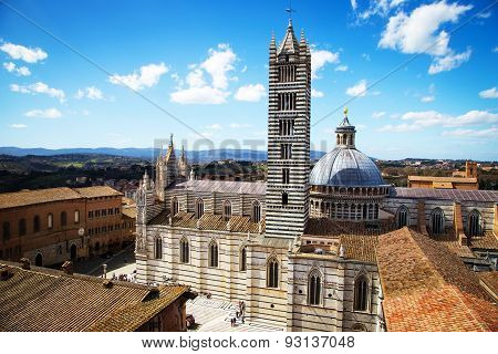Siena Cathedral In Tuscany, Italy