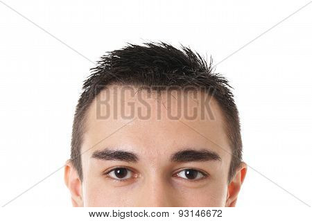 male brown eyes