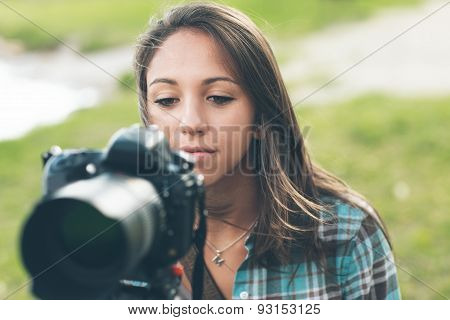 Young Photographer And Videomaker
