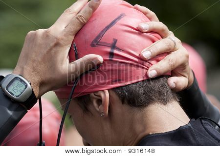 Triatlon yüzücü