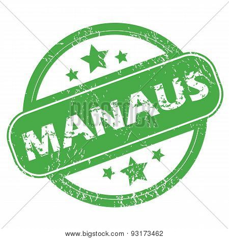 Manaus green stamp