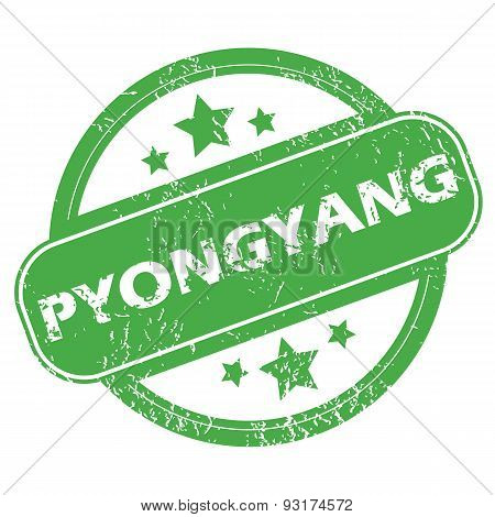 Pyongyang green stamp
