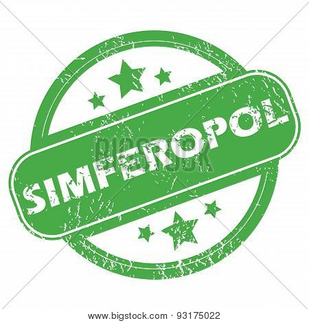 Simferopol green stamp