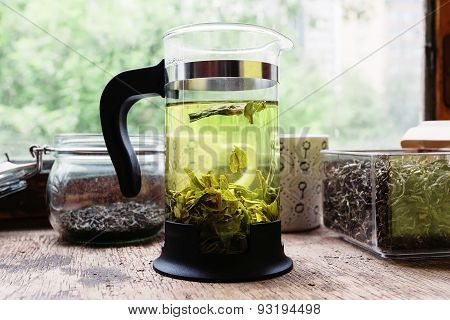 Tea in french press