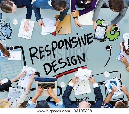 Responsive Design Responsive Quality Analytics Immagination Concept