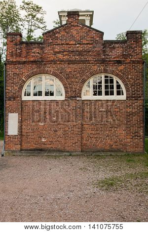 Back Wall of Old Fortress in Harpers Ferry's historical district