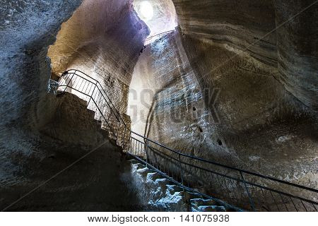 Cave ar Bet Guvrin national park. Israel.