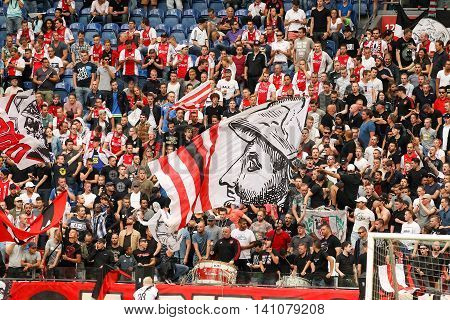 Interior View Of The Full Amsterdam Arena Stadium