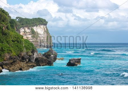 Beautiful View Of Blue Ocean.