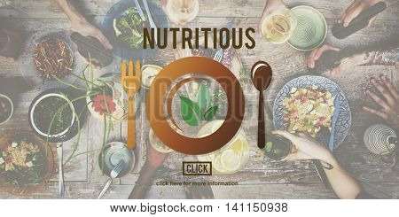 Nutritious Eating Food Health Nourishment Diet Concept