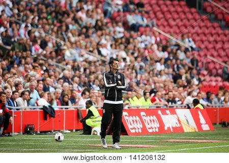 Uefa Champions League Third Qualifying Round Between Ajax Vs Paok