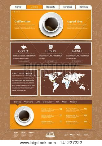 Template Coffee Web Site