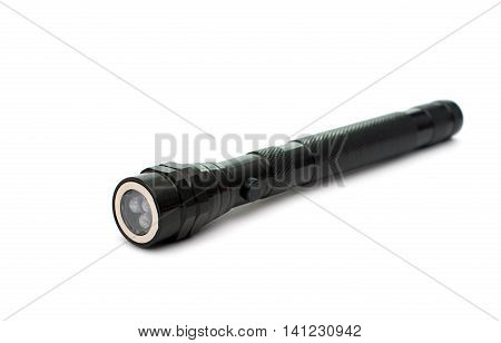 flashlight electricity light on a white background