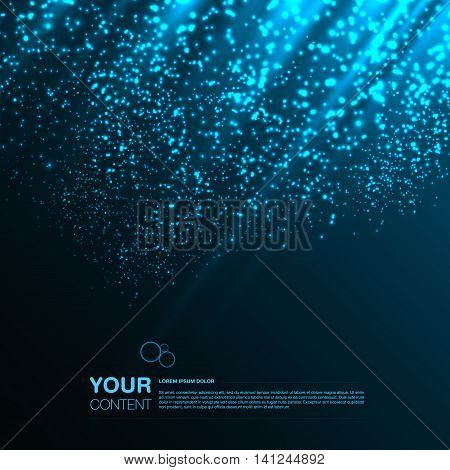Beautiful abstract vector background with your text EPS 10