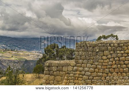 Ingapirca Inca Ruins In Azuay Ecuador