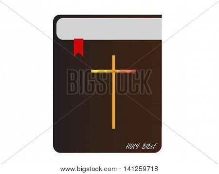 Bible vector image Bible closed vector illustration