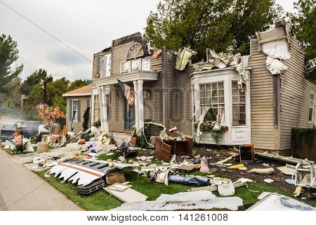 Universal Airplane Crash Scene