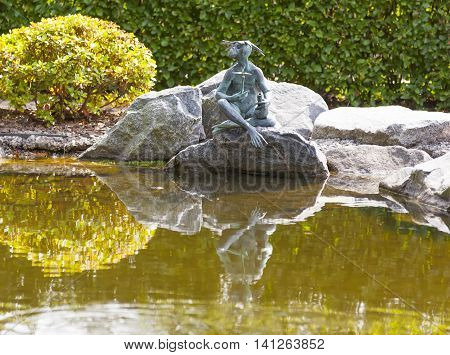 ST. PETERSBURG, RUSSIA - AUGUST 04, 2016: Photo of Kappa Japanese water.
