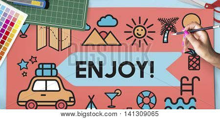 Travel Vacation Sun Fun Enjoyment Concept