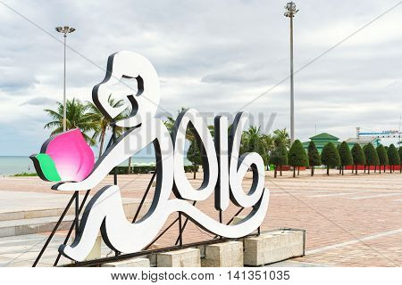 2016 Sculpture At The China Beach In Danang In Vietnam