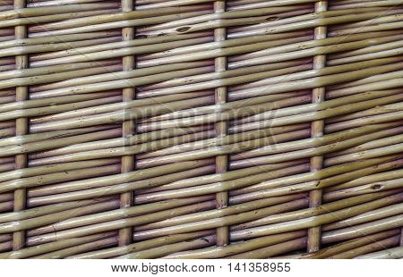 basket wicker texture crisscrossed pattern in detail violet brown
