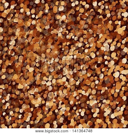 Coffee color drib texture. Chocolate shades. Brown particles. Vector illustrationeps 10.