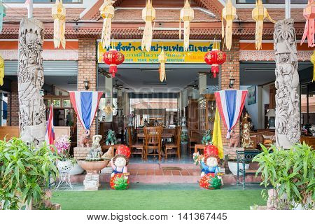Baan Tawai Village Has Traditionally Been The Center Of The Handicrafts Trade In Northern Thailand