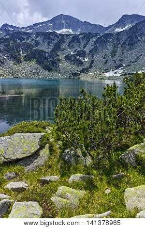 Landscape of Banderishki Chukar Peak and The Fish Lake, Pirin Mountain, Bulgaria