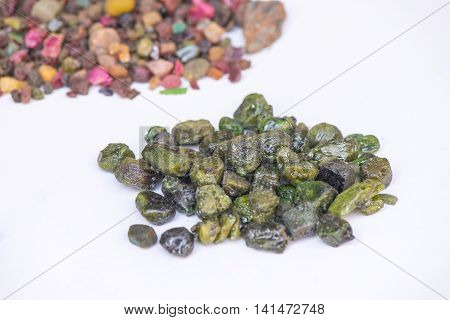 Natural semiprecious stones and other minerals, Gemstone Market Chanthaburi Province, Thailand, 2016