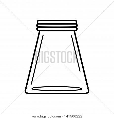 mason jar glass rustic can icon. Isolated and flat illustration. Vector graphic