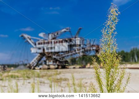 multibucket excavator elements, giant stacker, absetzer details