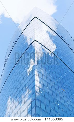MOSCOW, RUSSIA - JULY 04, 2016: Federation Tower in Moscow International Business Center, which is a complex of skyscrapers  in Moscow, Russia.