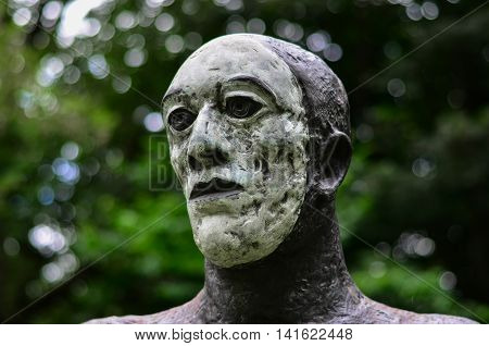 Wakefield-England July-2016 Yorkshire Sculpture Park Internationally exhibition in the UK This Season: 