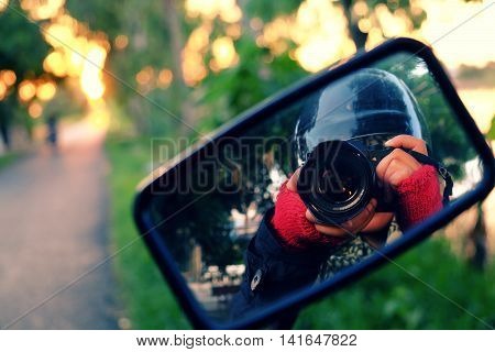 Female Photographer, Backpacking Journey