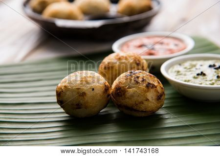 south indian famous breakfast item Appe or Appam or Rava Appe