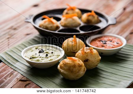 south indian famous food Appe or Appam or Rava Appe