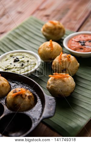 south indian famous food Appe or Appam or Rava Appe